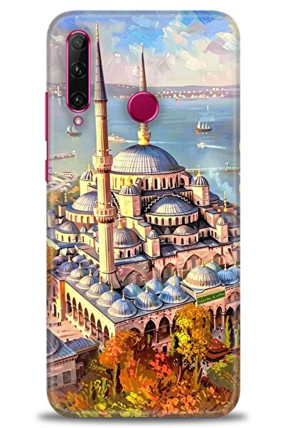 Rulet Aksesuar غطاء متوافق مع هاتف هواوي هونر 20 لايت HD مطبوع - غطاء سيليكون...