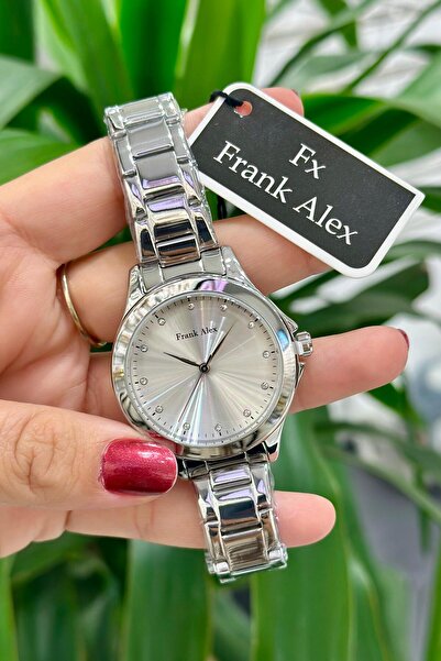 Frank Alex Çelik Kordon Su Geçirmez Garantili Kadın Kol Saati