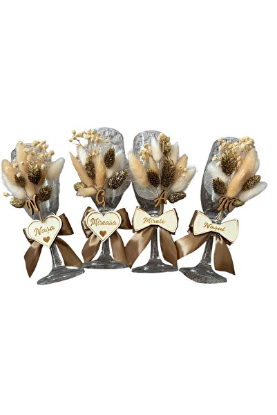 OEM Set of 4 glasses for grooms and godparents