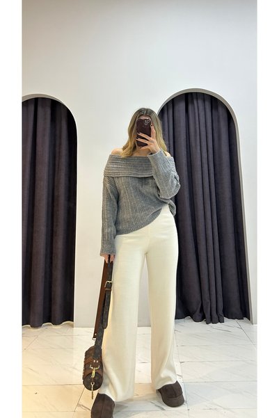 MERVENS Madonna Collar Knitwear Sweater