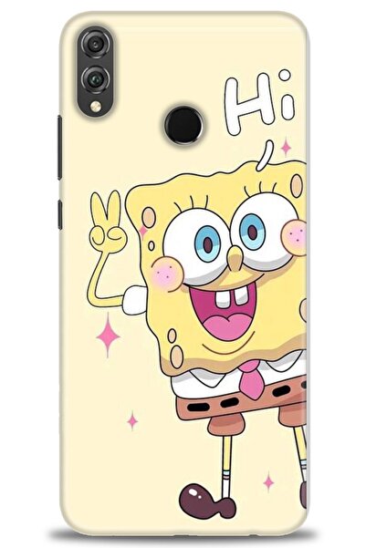 Rulet Aksesuar غطاء متوافق مع هاتف هواوي هونر 8X HD مطبوع - غطاء سيليكون مصمم...