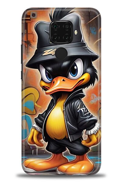 Rulet Aksesuar غطاء متوافق مع هاتف هواوي ميت 30 لايت HD مطبوع - غطاء سيليكون ...