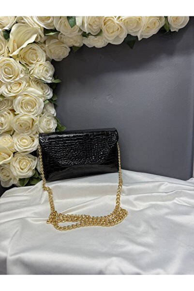 MİOSSA Women's Black Stylish Evening Dress Bag
