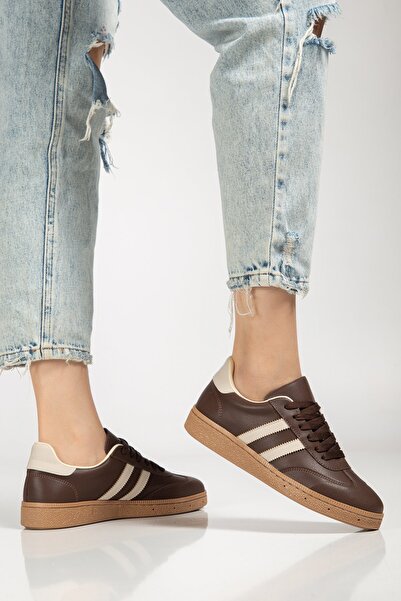BAHRİNA Women's Bitter Brown Casual Sneaker