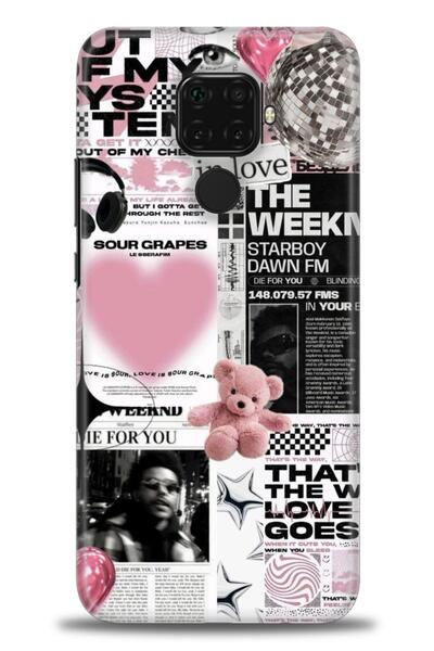 Rulet Aksesuar غطاء متوافق مع هاتف هواوي ميت 30 لايت HD مطبوع - غطاء سيليكون ...