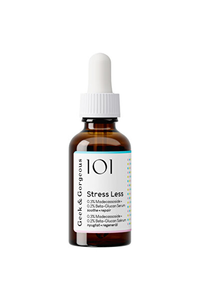 GEEK & GORGEOUS Stress Less %0.2 Beta Glukan & %0.3 Cica Serum – Yatıştırıcı ...