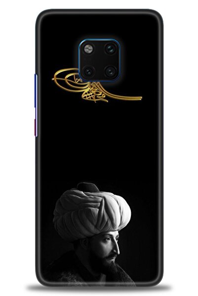 Rulet Aksesuar غطاء متوافق مع هاتف هواوي ميت 20 برو HD مطبوع - غطاء سيليكون م...