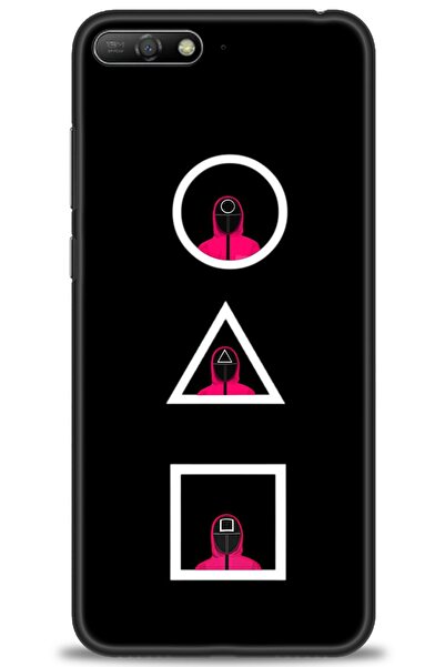 Rulet Aksesuar غطاء متوافق مع هاتف هواوي Y6 2018 HD مطبوع - غطاء سيليكون مصمم...