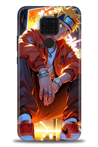 Rulet Aksesuar غطاء متوافق مع هاتف هواوي ميت 30 لايت HD مطبوع - غطاء سيليكون ...