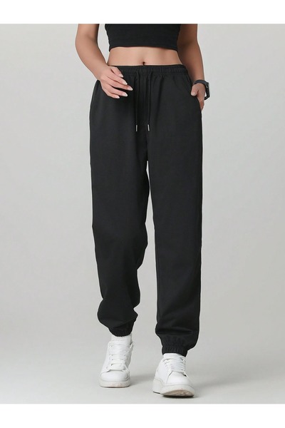 Flaubert Unisex απλό παντελόνι φόρμας από ύφασμα ποιότητας 3 κλωστών με ελαστ...