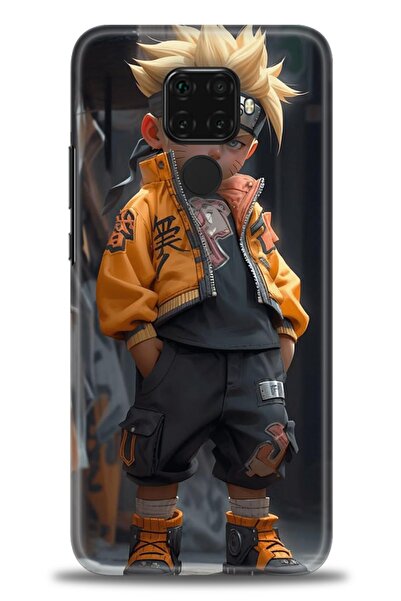 Rulet Aksesuar غطاء متوافق مع هاتف هواوي ميت 30 لايت HD مطبوع - غطاء سيليكون ...