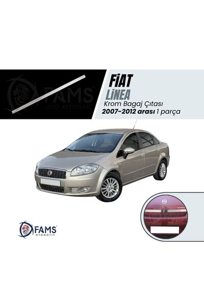 FAMS OTO AKSESUAR Fiat Linea Krom Bagaj Çıtası 2007-2012 Arası P,çelik