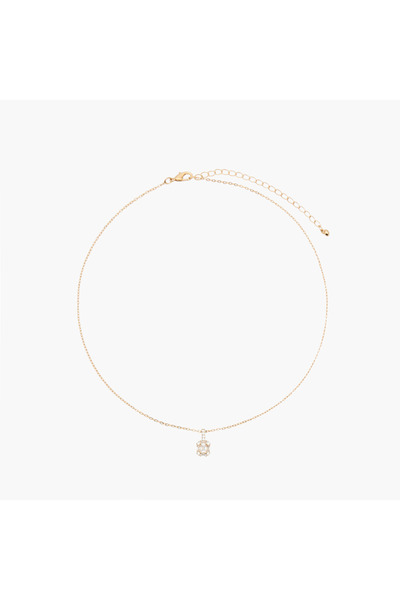 Lifestyle قلادة معدنية بتصميم مزخرف