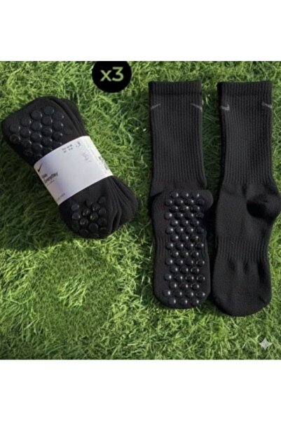 UFKSTORE 3 Pairs of Non-Slip Sole Football Socks