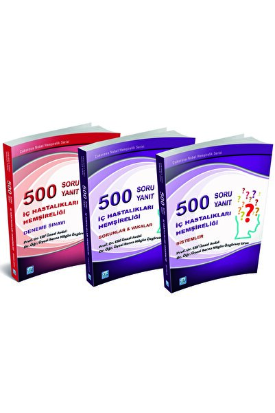 ntk antalya nobel Kitabevi 500 Soru 500 Yanıt İç Hastalıkları Hemşireliği