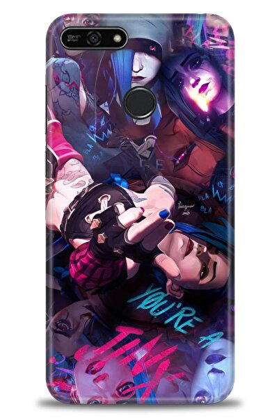 Rulet Aksesuar غطاء متوافق مع هاتف هواوي هونر 7A HD مطبوع - غطاء سيليكون مصمم...