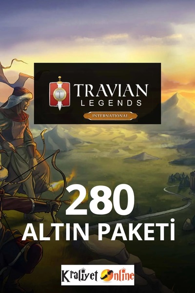 KraliyetOnline Travian Legends international 280 Gold-Altın