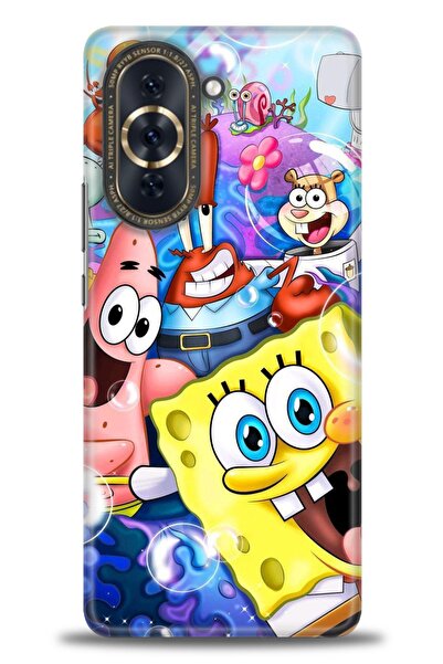 Rulet Aksesuar حافظة متوافقة مع هاتف هواوي نوفا مطبوع HD مطبوع + واقي شاشة سي...