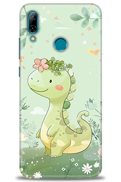 Rulet Aksesuar غطاء متوافق مع هاتف هواوي بي سمارت 2019 HD مطبوع - غطاء سيليكو...