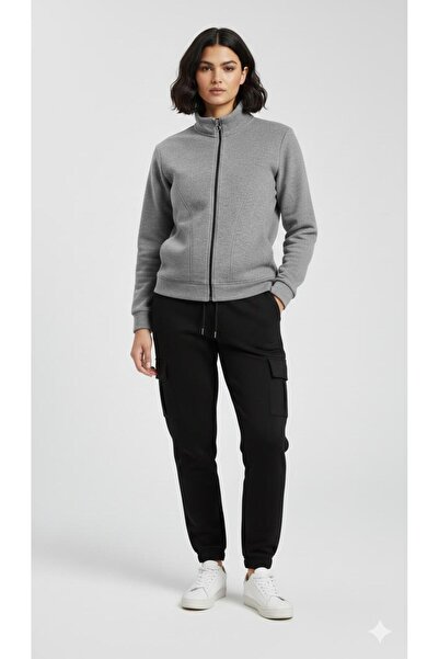 AYMİRA TEKSTİL UNİSEX TAM FERMUAR RELAX FİT RAHAT KESİM POLAR