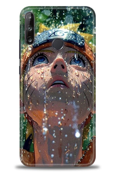 Rulet Aksesuar غطاء متوافق مع هاتف هواوي P40 Lite E HD مطبوع - غطاء سيليكون م...