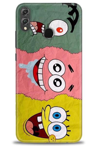 Rulet Aksesuar غطاء متوافق مع هاتف هواوي هونر 8X HD مطبوع - غطاء سيليكون مصمم...