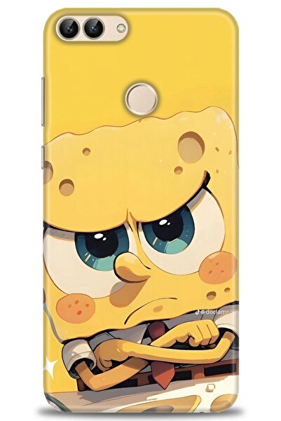 Rulet Aksesuar غطاء متوافق مع هاتف هواوي بي سمارت HD مطبوع - غطاء سيليكون مصم...