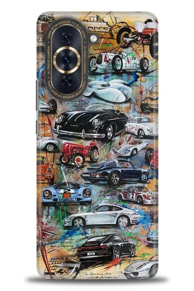 Rulet Aksesuar غطاء متوافق مع هاتف هواوي نوفا 10 HD مطبوع - غطاء سيليكون مصمم...