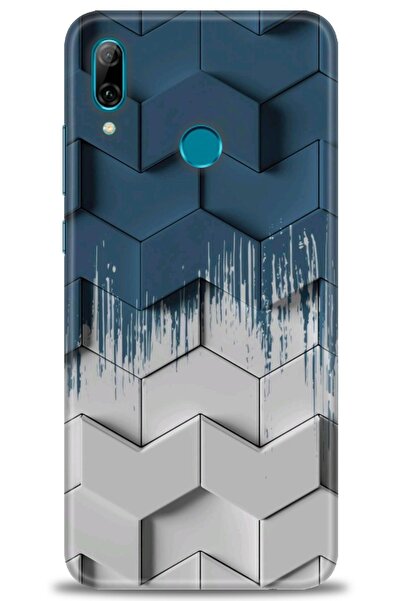 Rulet Aksesuar حافظة متوافقة مع هاتف هواوي بي سمارت 2019 HD مطبوع + واقي شاشة...