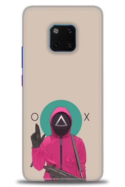 Rulet Aksesuar غطاء متوافق مع هاتف هواوي ميت 20 برو HD مطبوع - غطاء سيليكون م...