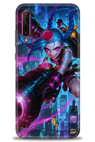 Rulet Aksesuar غطاء متوافق مع هاتف هواوي هونر 20 لايت HD مطبوع - غطاء سيليكون...