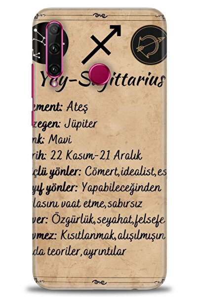 Rulet Aksesuar غطاء متوافق مع هاتف هواوي هونر 20 لايت HD مطبوع - غطاء سيليكون...