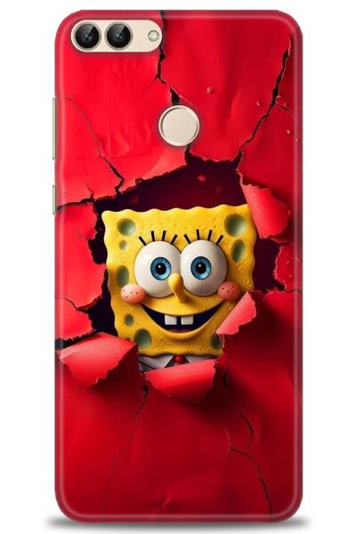 Rulet Aksesuar غطاء متوافق مع هاتف هواوي بي سمارت HD مطبوع - غطاء سيليكون مصم...