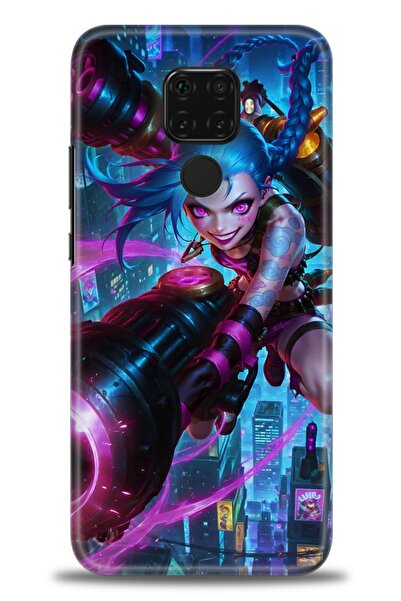 Rulet Aksesuar غطاء متوافق مع هاتف هواوي ميت 30 لايت HD مطبوع - غطاء سيليكون ...