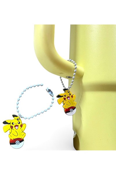 Buki'nin Atölyesi Figürlü Pipetli Termos Charmı / Termos Süsü / Kulp Süsü Pik...