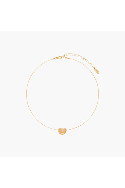 Lifestyle قلادة مزخرفة بقلادة مزودة بمشبك على شكل مخلب الكركند