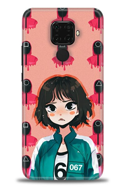 Rulet Aksesuar غطاء متوافق مع هاتف هواوي ميت 30 لايت HD مطبوع - غطاء سيليكون ...