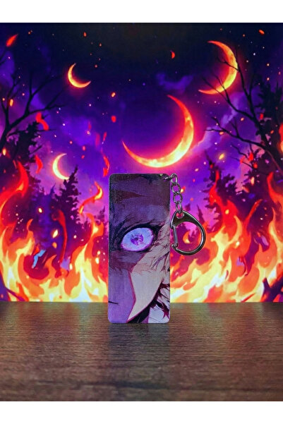 Innovate Store Demon Slayer Anime Keychain Acrylic Matte Accessory Sanemi Shinazugawa