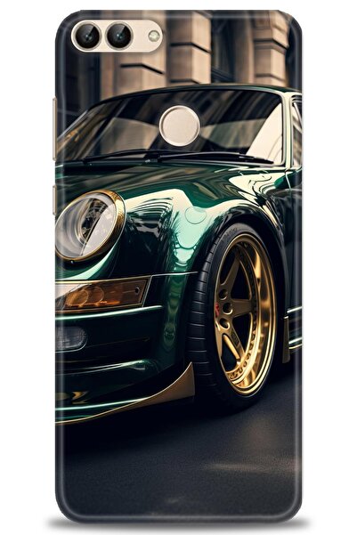 Rulet Aksesuar غطاء متوافق مع هاتف هواوي بي سمارت HD مطبوع - غطاء سيليكون مصم...