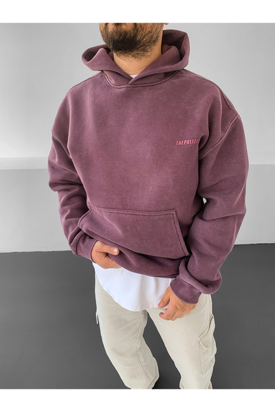 NO1 KONSEPT Φούτερ Premium με τσέπη καγκουρό, που πλένεται και είναι εκτυπωμένο