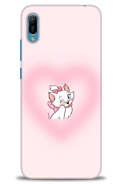 Rulet Aksesuar غطاء متوافق مع هاتف هواوي Y6 2019 HD مطبوع - غطاء سيليكون مصمم...