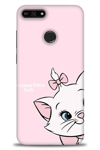 Rulet Aksesuar غطاء متوافق مع هاتف هواوي هونر 7A HD مطبوع - غطاء سيليكون بتصم...