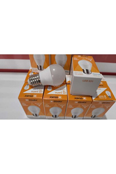 Osaka 230V 7W E27 G45 LED Top Ampul Beyaz LED 031