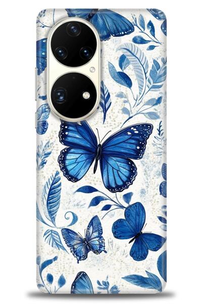 Rulet Aksesuar غطاء متوافق مع هاتف هواوي P50 Pro HD مطبوع - غطاء سيليكون مصمم...