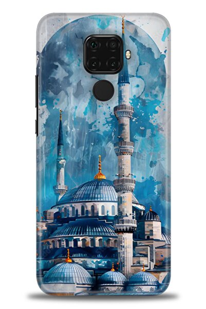 Rulet Aksesuar غطاء متوافق مع هاتف هواوي ميت 30 لايت HD مطبوع - غطاء سيليكون ...