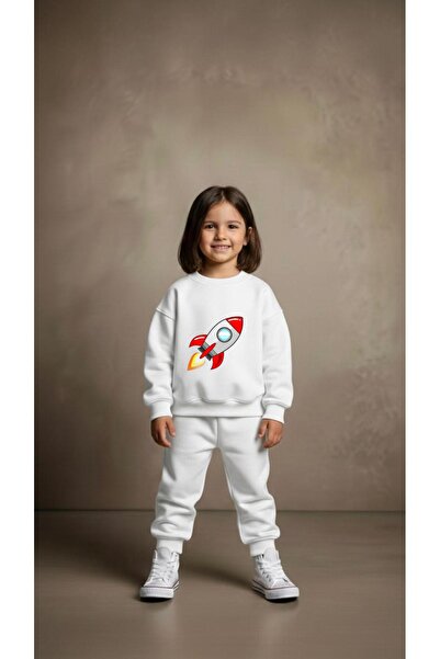 playwear Φούτερ ομάδας με στάμπα ROCKET για κορίτσια και αγόρια, με λαιμόκοψη...