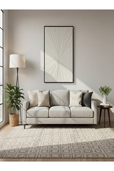 BEC13 Modern wall painting "Sun Threads" - prominent abstract art for luxury decor