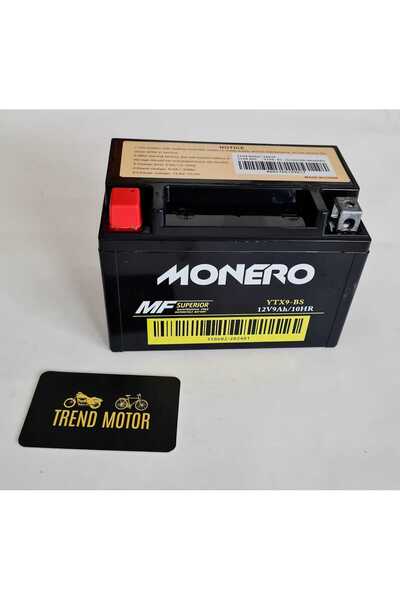 TR 12v 9ah Ytx9-bs Akü Yatık Model - Scooter Atv Motosiklet