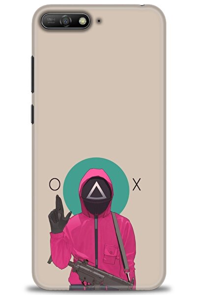 Rulet Aksesuar غطاء متوافق مع هاتف هواوي Y6 2018 HD مطبوع - غطاء سيليكون مصمم...