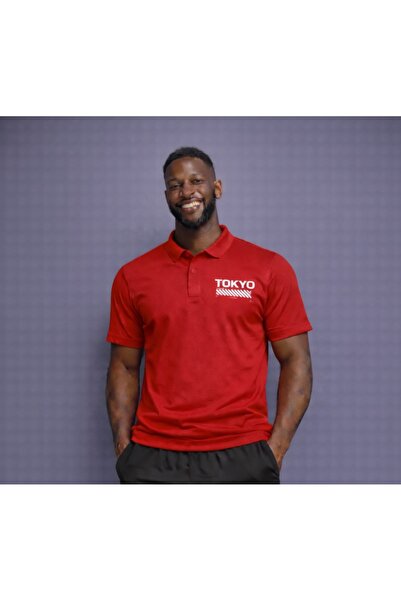 NOFLEN Men's Tokyo Printed Polo Neck T-Shirt